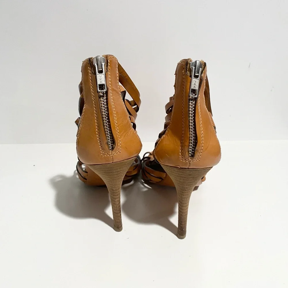 Coach Women’s Huarache Gladiator Open Tie Heeled Sandals Size‎ 10